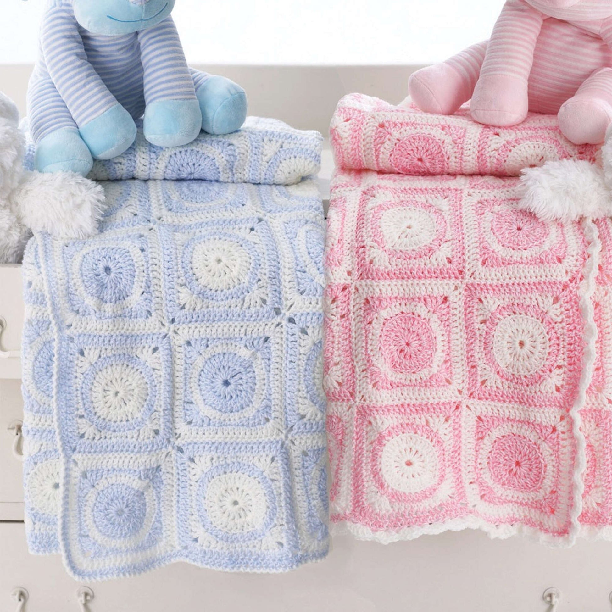 Transforming Dreams into Stitches: The Bernat® Baby Sport Dream Time Motif Blanket