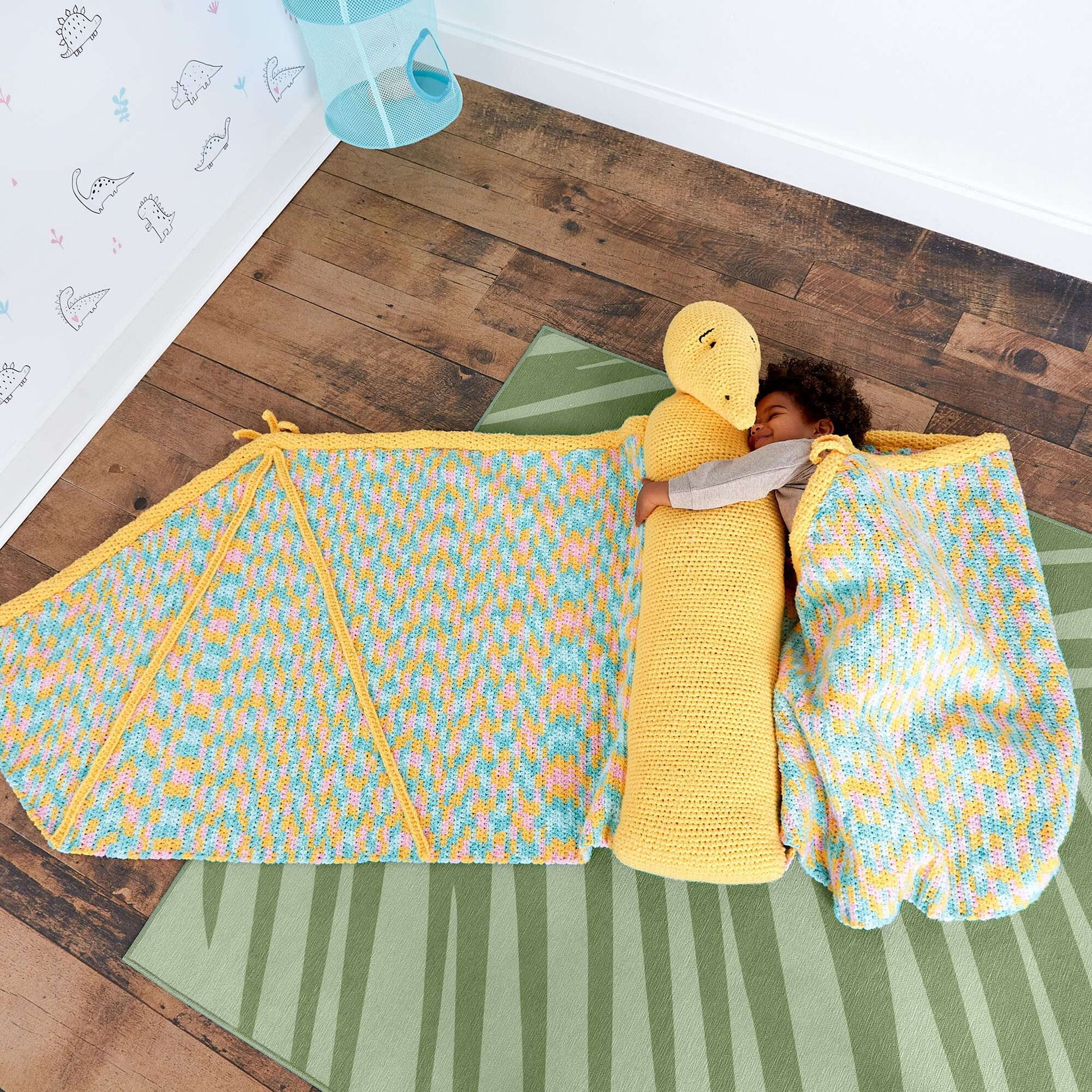 Unleash Your Creativity with the Crochet Dino-Hug Blanket