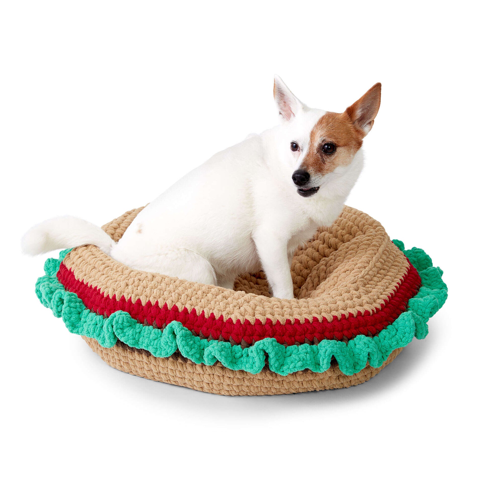 Whimsical Comfort: Crafting the Crochet Burger Pet Bed