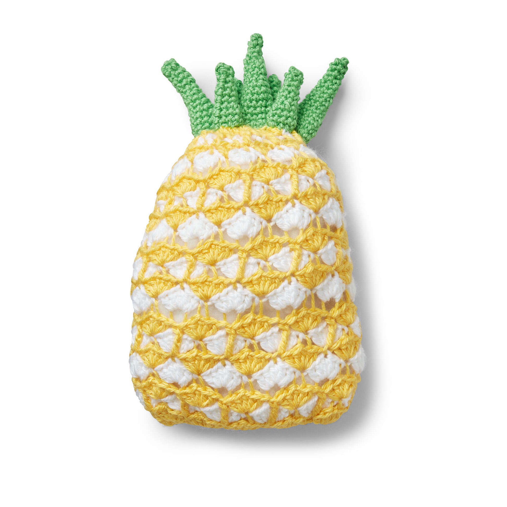 Get a Taste of Sunshine with the Juicy Pineapple Crochet Pillow